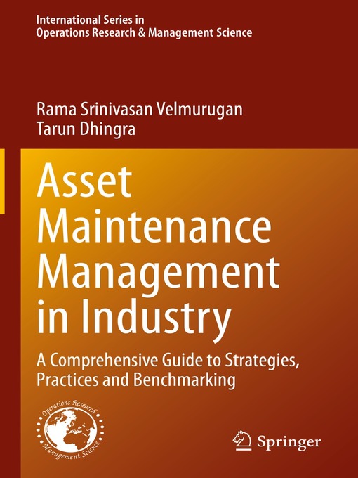 Title details for Asset Maintenance Management in Industry by Rama Srinivasan Velmurugan - Available